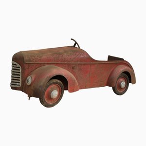 Sheet Metal Toy Car Sign, 1930s-NEN-2041890