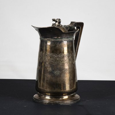 Sheffield Chocolate Jug with Engraved Decorations, 1950-RAQ-1800765