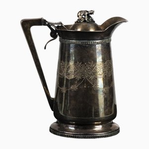 Sheffield Chocolate Jug with Engraved Decorations, 1950-RAQ-1800765