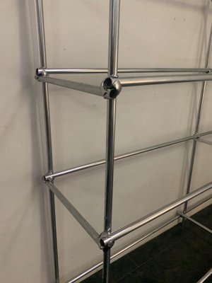 Shelf in Tubular Chrome with Metal Clamps from S.B.E., 1960s-IJR-838401