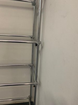 Shelf in Tubular Chrome with Metal Clamps from S.B.E., 1960s-IJR-838401