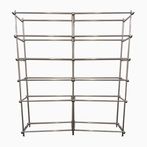 Shelf in Tubular Chrome with Metal Clamps from S.B.E., 1960s-IJR-838401