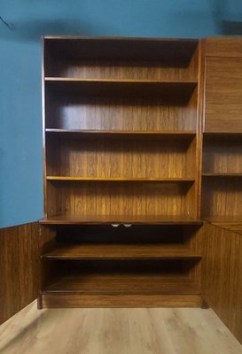 Shelf Unit in Rosewood Veneer, 1950s, Set of 2-KDW-1743084