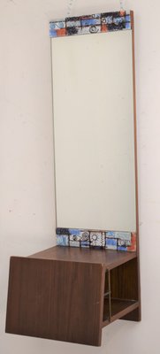 Shelf with Mirror by Siva Poggibonsi, Italy, 1960s-AOL-1256192