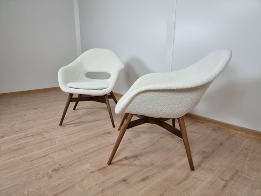 Shell Armchairs by Miroslav Navratil, Set of 2-QJA-1088235