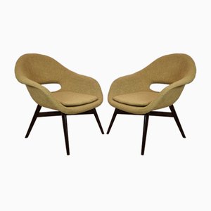 Shell Armchairs by Miroslav Navratil, Set of 2-QJA-1083202