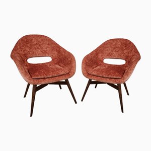 Shell Armchairs by Miroslav Navratil, Set of 2-QJA-1083243