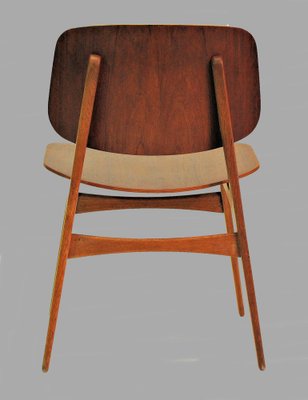 Shell Chairs in Oak and Teak attributed to Børge Mogensen, 1950s, Set of 2-VVO-1974184