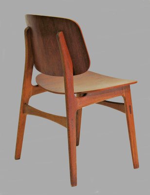 Shell Chairs in Oak and Teak attributed to Børge Mogensen, 1950s, Set of 2-VVO-1974184