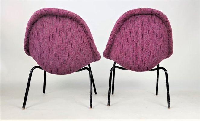 Shell Lounge Chairs by M. Navrátil, Czechoslovakia, 1960s, Set of 2-ZWG-1347545