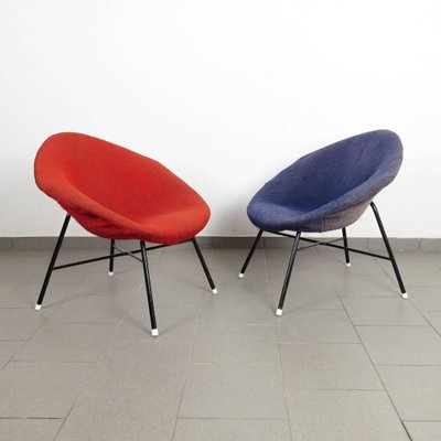 Shell-Shaped Lounge Chairs, 1960s, Set of 2-JUN-803382