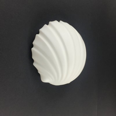 Shell-Shaped Opaline Glass Wall Light/Sconce from Limburg, Germany, 1970s-BMM-2021484