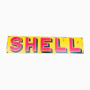 Shell Sign in Iron & Enamel-NUO-1419576