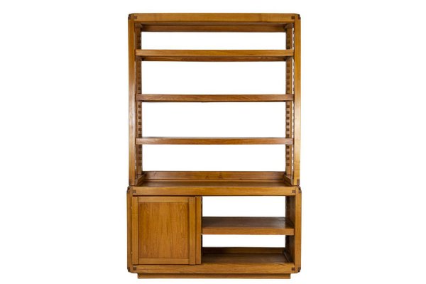 Shelves Cabinet in Natural Elm by Pierre Chapo, 1960s-CEJ-1326590