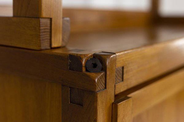 Shelves Cabinet in Natural Elm by Pierre Chapo, 1960s-CEJ-1326590