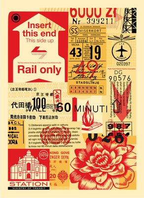 Shepard Fairey (Obey), Station to Station, 2012, Screen Prints, Set of 4-KHH-2028524