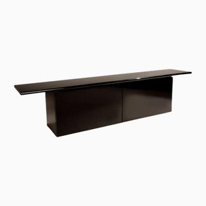 Sheraton Acerbis Black Lacquered Sideboard, 1970s-XDW-2019540