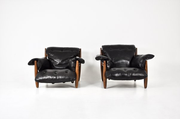 Sheriff Lounge Chairs by Sergio Rodrigues for Isa, 1960s, Set of 2-HFM-2041900