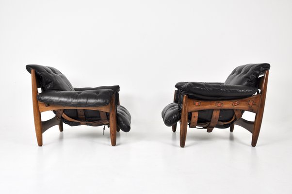 Sheriff Lounge Chairs by Sergio Rodrigues for Isa, 1960s, Set of 2-HFM-2041900