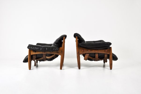 Sheriff Lounge Chairs by Sergio Rodrigues for Isa, 1960s, Set of 2-HFM-2041900