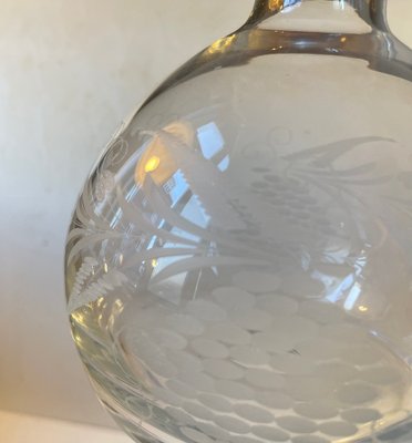 Sherry Decanter in Etched and Engraved Glass from Orrefors, 1960s-LCR-1187791