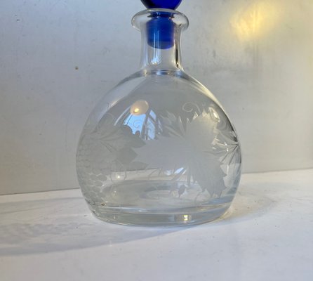 Sherry Decanter in Etched and Engraved Glass from Orrefors, 1960s-LCR-1187791