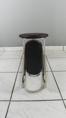 Shoe Stool with Seat & Mirror Stand Set, Vienna, 1920s-SPD-809050