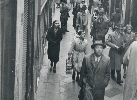 Shopping Street, Italy, 1950s, Black & White Photograph-DYV-1236157