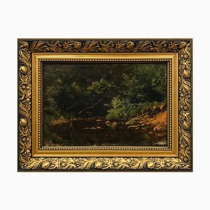 Shore, 19th-Century, Oil on Canvas, Framed-WMV-1127688