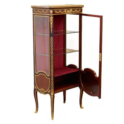 Showcase in Mahogany and Gilded Bronze in the style of Sormani, France, 19th Century-WMV-1791976