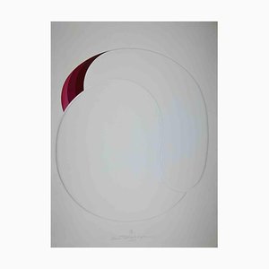 Shu Takahashi, White Ball, Original Mixed Media, 1973-ZCI-1379207