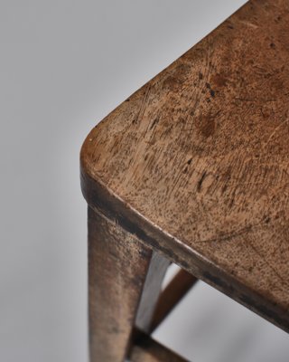 Side Chair in Patinated Mahogany in the Style of Fritz Hansen, Denmark-WRF-952997