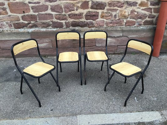 Side Chairs, 1960s, Set of 4-GQM-739583