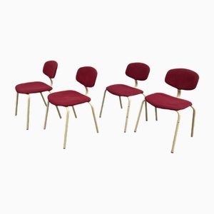 Side Chairs by Pierre Paulin for Strafor, 1980s, Set of 4-AVC-2041727