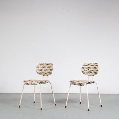 Side Chairs by Willy Van Der Meeren for Tubax, Belgium, 1950s, Set of 2-DV-1361498