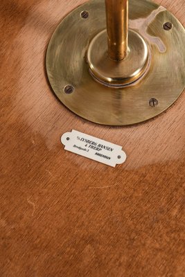 Side / Cocktail Tables in Brass and Circular Mirror Glass Tops, 1940s, Set of 2-SC-2032650