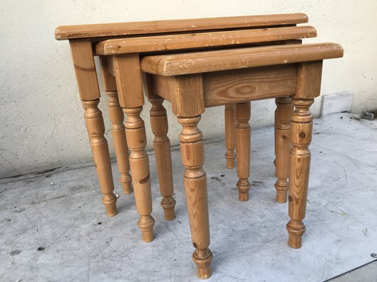 Side Nesting Tables, 1970s, Set of 3-WQQ-1444630