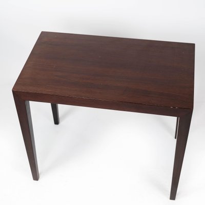 Side Table in Mahogany by Severin Hansen for Haslev Furniture, 1960s-UY-1005707