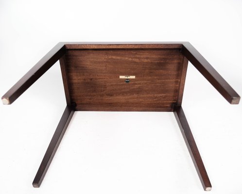 Side Table in Mahogany by Severin Hansen for Haslev Furniture, 1960s-UY-1005707