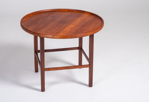 Side Table in Solid Teak, Denmark, 1960s-ZGQ-1289906