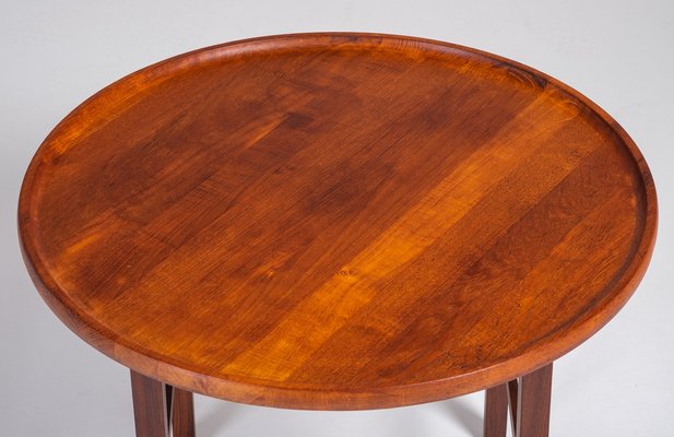 Side Table in Solid Teak, Denmark, 1960s-ZGQ-1289906