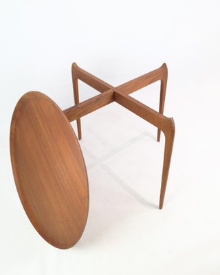 Side Table in Teak by Svend Willumsen & H Engholm attributed to Fritz Hansen, 1950s-UY-1813953