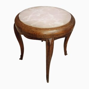 Side Table Plant Table with Marble, 1890s-IFQ-1794778