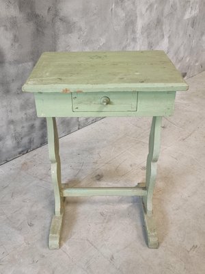 Side Table Wall Table in Mint Green, 1920s-IFQ-2028205