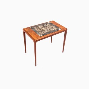 Side Table with Ceramics, Denmark, 1960s-BXB-1784330