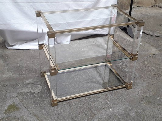 Side Table with Shelving from Pierre Vandel, Paris, 1970s-AKA-962438