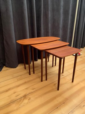 Side Tables, 1960s, Set of 3-RTR-946677