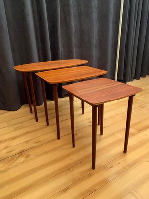 Side Tables, 1960s, Set of 3-RTR-946677