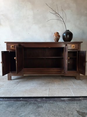 Sideboard attributed to Charles Dudouyt in Oak, 1940s-1950s-TDA-1376461