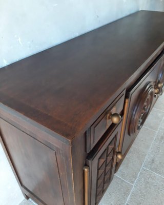 Sideboard attributed to Charles Dudouyt in Oak, 1940s-1950s-TDA-1376461